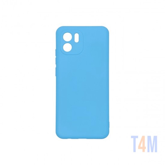 Funda de Silicona con Marco de Cámara para Xiaomi Redmi A1 Azul